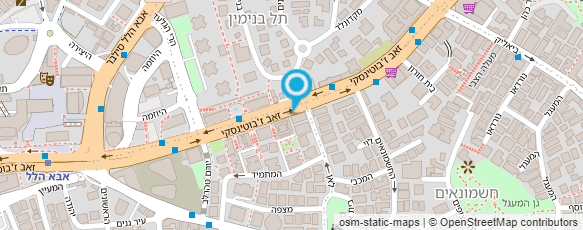 מפת הגעה אל המרכז להחזרי מס