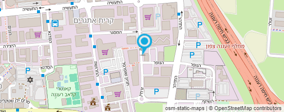 מפת הגעה אל מחסני צבע