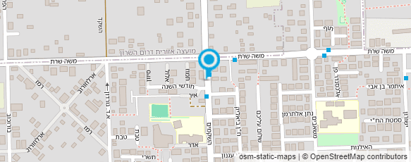 מפת הגעה אל ליונס המרכז להפעלת ציוד עזר רפואי