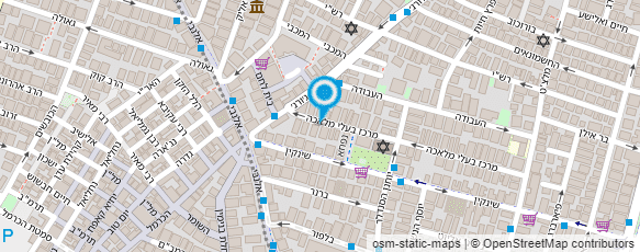 מפת הגעה אל בתיה רוזנטל בגדים מהקולנוע