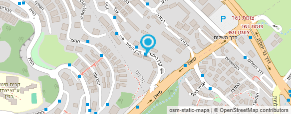 מפת הגעה אל מרכז קהילתי נשר