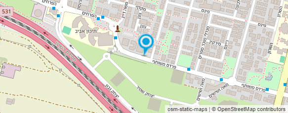 מפת הגעה אל גן רעננים