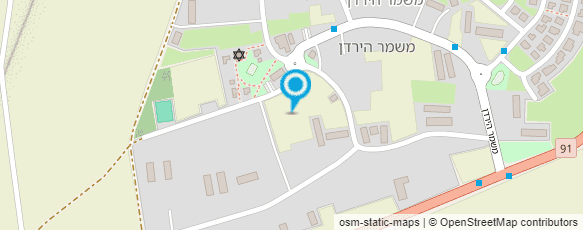 מפת הגעה אל משמר הירדן