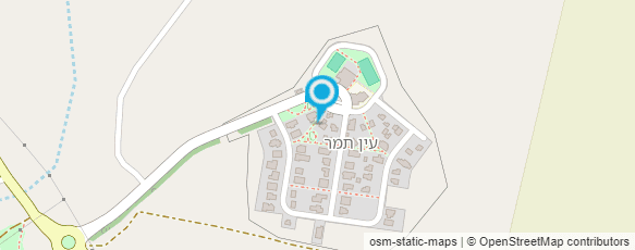 מפת הגעה אל עין תמר