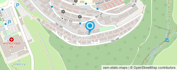 מפת הגעה אל חדרי אירוח