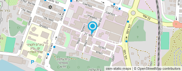 מפת הגעה אל מוסך בני חביב