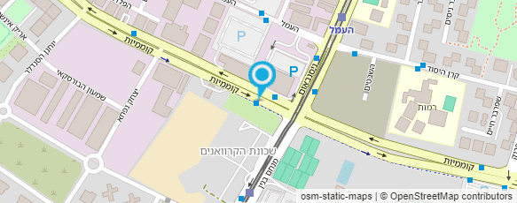 מפת הגעה אל תיאטרון נוצר-העמותה לקידום תיאטרון ביפו