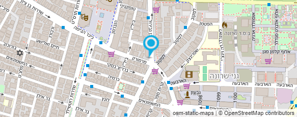 מפת הגעה אל עוגות דה לה פה תל אביב