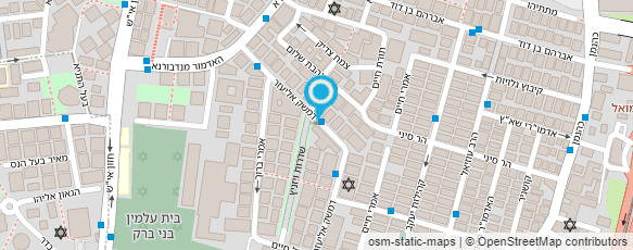 מפת הגעה אל בית אבות ויז'ניץ