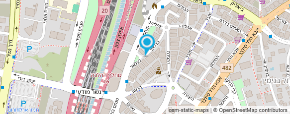 מפת הגעה אל עו"ד דוידוביץ יוסי