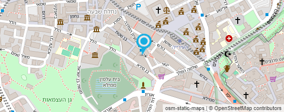 מפת הגעה אל מדטכניקה אורתופון - ירושלים מפת הגעה אל מדטכניקה אורתופון - ירושלים