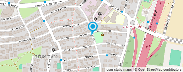 מפת הגעה אל פעוטון אסנת