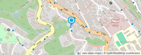 מפת הגעה אל משען, כרמל מפת הגעה אל משען, כרמל