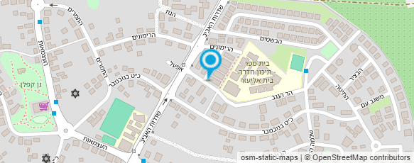 מפת הגעה אל בית ספר למקצועות היופי