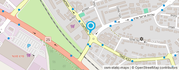 מפת הגעה אל שופינג סנטר