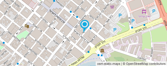 מפת הגעה אל מרכז הפרזול