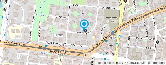 מפת הגעה אל דרונוב ירוסלב- מודד מוסמך