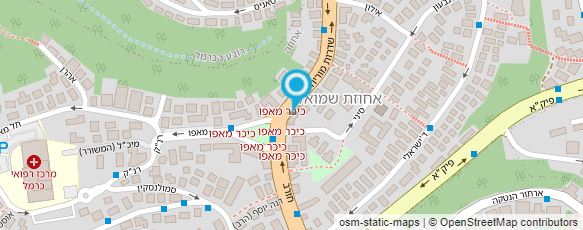 מפת הגעה אל מכבסת המחדש - סניף