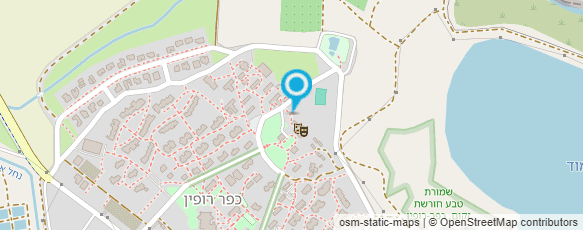 מפת הגעה אל מרכז הצפרות כפר רופין