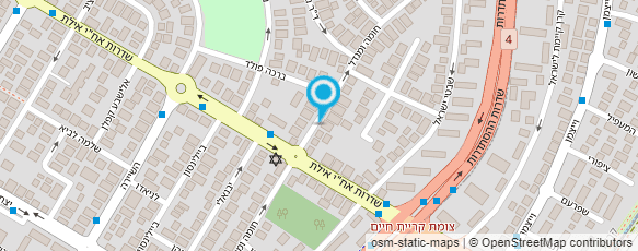 מפת הגעה אל צהרון תות