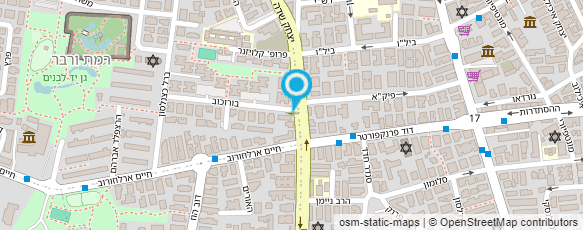 מפת הגעה אל מנורת המאור משה זילברברג