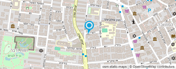 מפת הגעה אל טליה זמיר - לשון וערבית