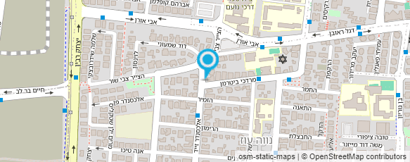 מפת הגעה אל רפי מימון - הדמייה טרמית