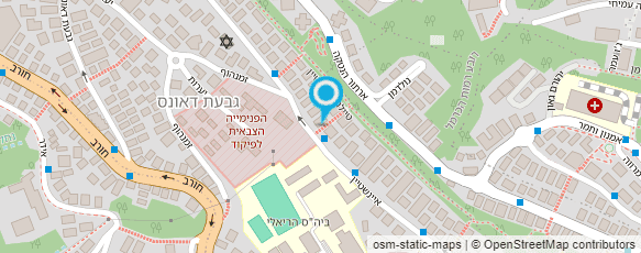 מפת הגעה אל כהן פרופ' אדיר