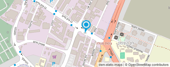 מפת הגעה אל מוניות פ"ת