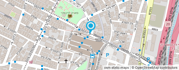 מפת הגעה אל המכללה לעיסוי רפואי