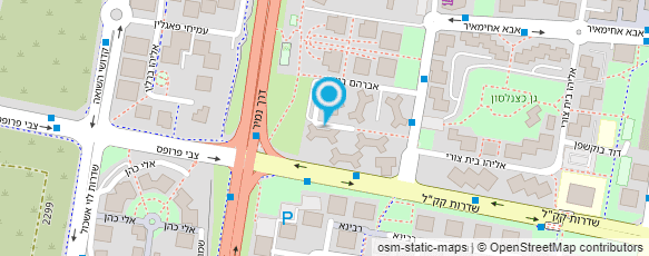 מפת הגעה אל ז'קלין נחמיאס - דרמתרפיסטית