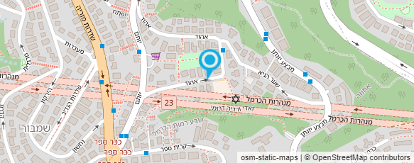 מפת הגעה אל ד"ר בן-דור ברוך