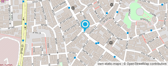 מפת הגעה אל מנהטן סנטר כלים ומתנות