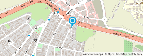 מפת הגעה אל פעוטון צעדים ראשונים