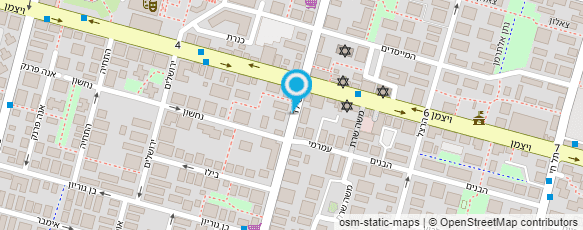 מפת הגעה אל יצחקוב שרדני שלומית