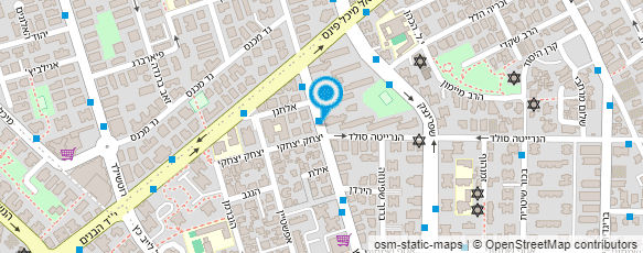 מפת הגעה אל בי"ס לנוער שוחר תעופה