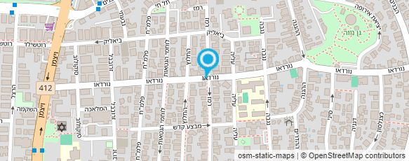 מפת הגעה אל יגאל גוט עיצוב שיער