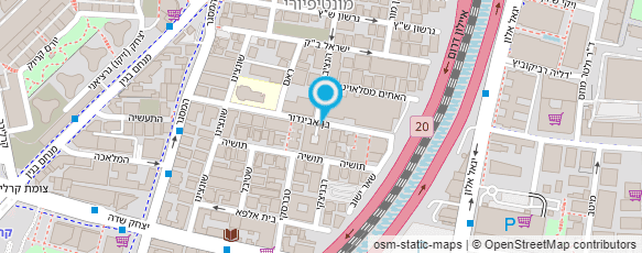 מפת הגעה אל "מיוחס קריאטיב פרודאקשן"