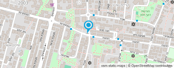 מפת הגעה אל גלוטמן חיים- ספרדית ואנגלית