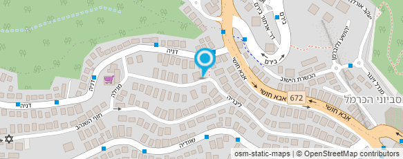 מפת הגעה אל ד"ר רוזן גבריאל