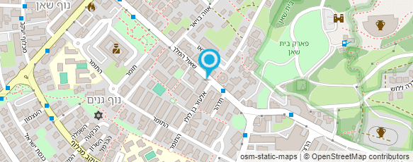 מפת הגעה אל מ.ט.י. בית שאן וטבריה