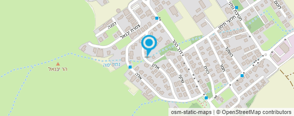 מפת הגעה אל אור הירח -צימרים