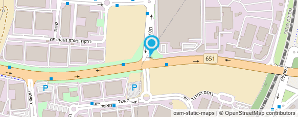 מפת הגעה אל מוניות פארק קיסריה