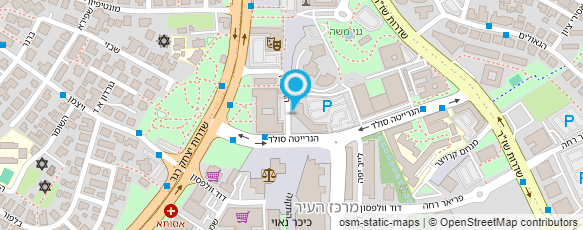 מפת הגעה אל דפנה בניית ציפורניים