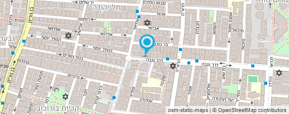 מפת הגעה אל קורן מעצב שיער