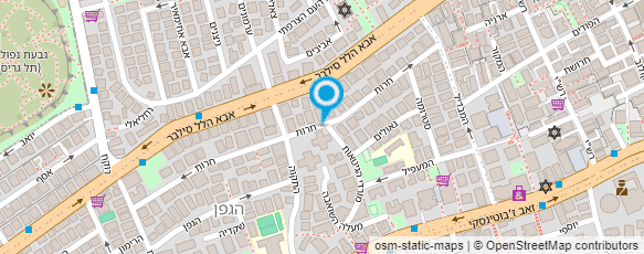 מפת הגעה אל דוד אפרים - תסרוקות ואיפור