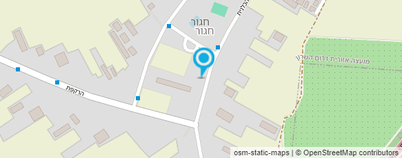 מפת הגעה אל עידן'ס בר פינוקים ואטרקציות