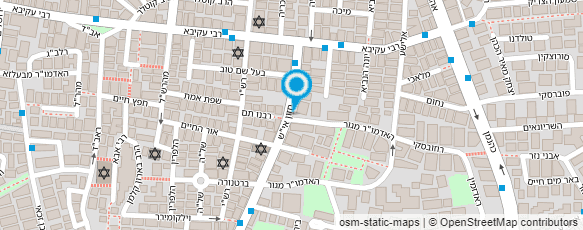 מפת הגעה אל רוזנר משה