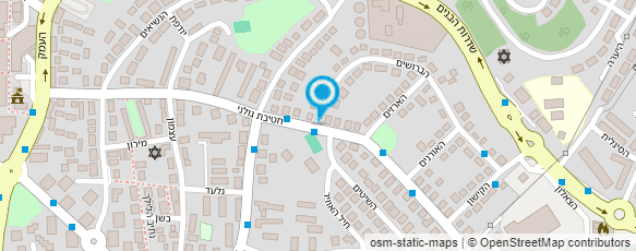 מפת הגעה אל מוטי עיצוב שיער