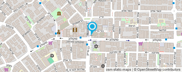 מפת הגעה אל חניון איציק